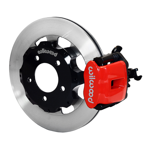 Wilwood Brake Kit, Rear, CPB Caliper, Radial, 12.19 Rotor, Plain Face, Red, OEM, Kit