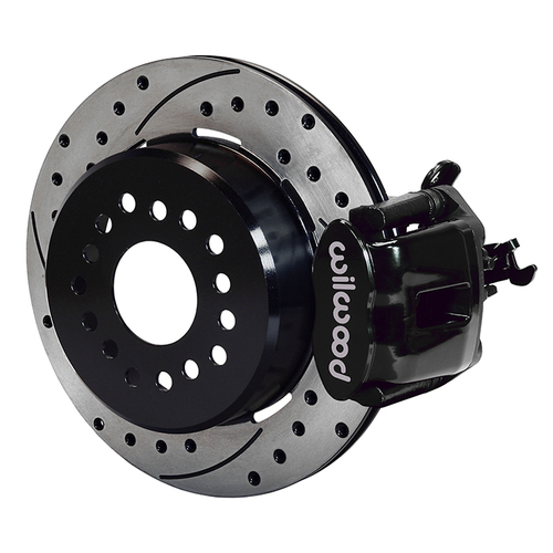 Wilwood Brake Kit, Rear, CPB Caliper 1Pc Rotor, SRP, Radial, 12.19 Rotor, SRP, Black, OEM, w/Lines, Kit
