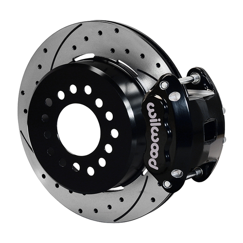 Wilwood Brake Kit, Rear, D154 Parking, Floating, 12.19 Rotor, SRP, Black, Mopar/Dana, Kit