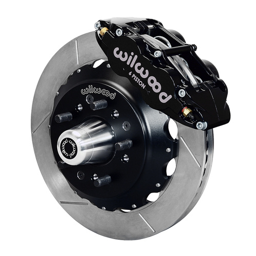 Wilwood Brake Kit, Front, FNSL6R Big Brake (Hub), Radial, 12.88 Rotor, Plain Face, Black, For Buick, For Chevrolet, For GMC, For Isuzu, Olds, For Pon