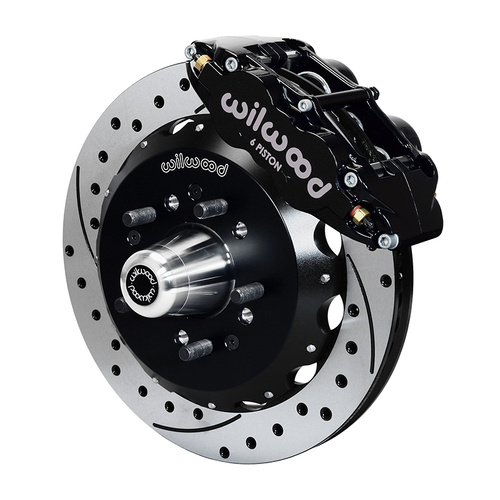 Wilwood Brake Kit, Front, FNSL6R Big Brake (Hub), Radial, 12.88 Rotor, SRP, Black, For Chevrolet, Heidts, Kit