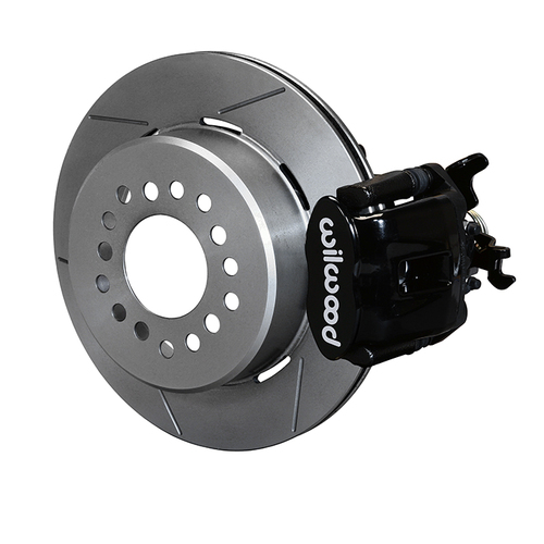 Wilwood Brake Kit, Rear, CPB Caliper 1Pc Rotor, Plain Face, Radial, 12.19 Rotor, Plain Face, Black, OEM, w/Lines, Kit
