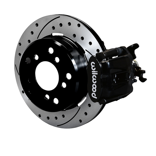 Wilwood Brake Kit, Rear, CPB Caliper 1Pc Rotor, SRP, Radial, 12.19 Rotor, SRP, Black, OEM, w/Lines, Kit