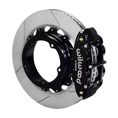 Wilwood Brake Kit, Rear, FNSL4R Big Brake Parking, Radial, 14.00 Rotor, Plain Face, Black, Strange Engineering Floater, Kit