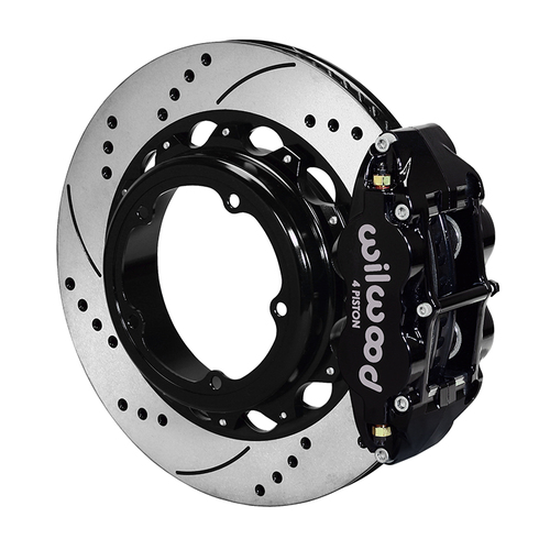 Wilwood Brake Kit, Rear, FNSL4R Big Brake Parking, Radial, 14.00 Rotor, SRP, Black, Strange Engineering Floater, Kit