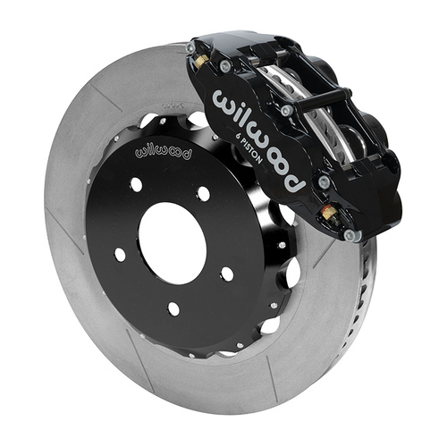 Wilwood Brake Kit, Front, FNSL6R Big Brake (Hat), Radial, 14.00 Rotor, Plain Face, Black, For Jeep, Kit