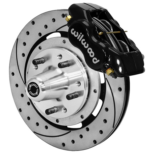 Wilwood Brake Kit, Front, FDLI Big Brake (Hub), Lug, 12.19 Rotor, SRP, Black, For Chevrolet, Kit