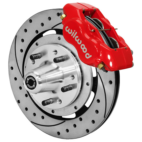 Wilwood Brake Kit, Front, FDLI Big Brake (Hub), Lug, 12.19 Rotor, SRP, Red, For Chevrolet, Kit