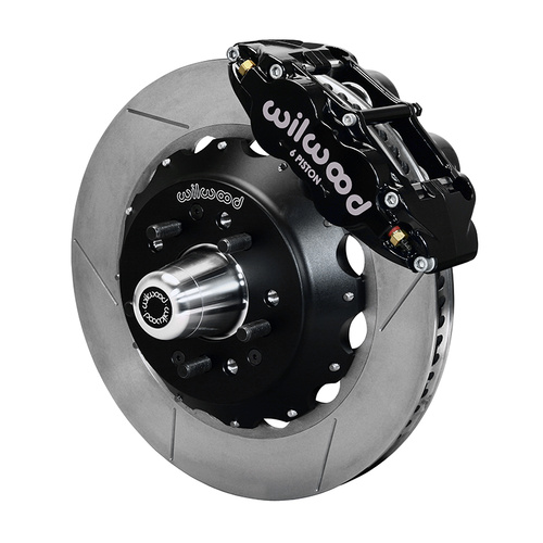 Wilwood Brake Kit, Front, FNSL6R Big Brake (Hub), Radial, 14.00 Rotor, Plain Face, Black, For Chevrolet, Kit