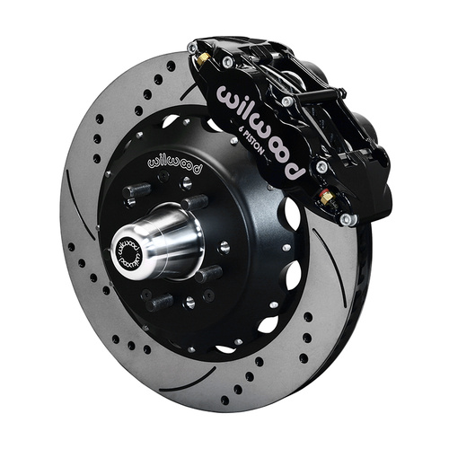 Wilwood Brake Kit, Front, FNSL6R Big Brake (Hub), Radial, 14.00 Rotor, SRP, Black, For Chevrolet, Kit