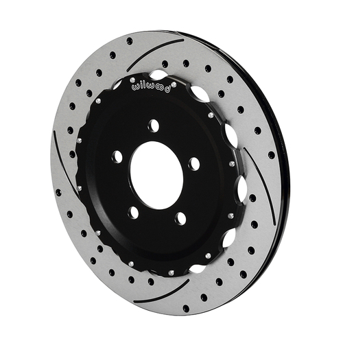 Wilwood Brake Kit, Rear, Promatrix Replacement Rotor Kit, 12.88 Rotor, GT Slotted & Drilled, Kit