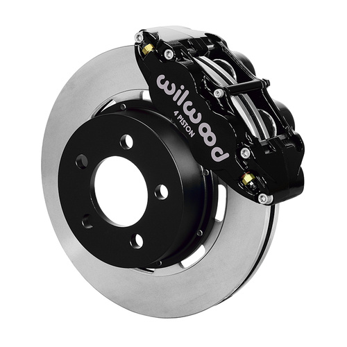 Wilwood Brake Kit, Front, FNSL4R Big Brake (Hat), Radial, 12.19 Rotor, Plain Face, Black, For Jeep, Kit