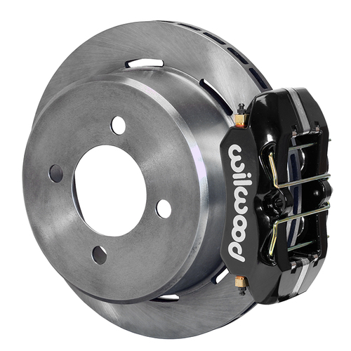 Wilwood Brake Kit, Rear, FDLP Parking, Lug, 11.00 Rotor, Plain Face, Black, 7.25 Mustang, Kit