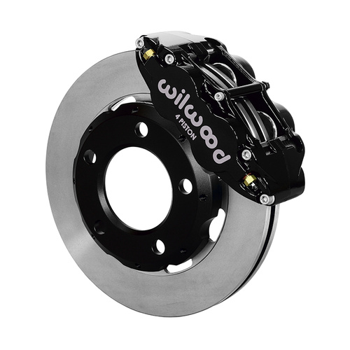 Wilwood Brake Kit, Front, FNSL4R Big Brake (Hat), Radial, 12.19 Rotor, Plain Face, Black, For Jeep, Kit