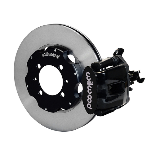 Wilwood Brake Kit, Rear, CPB Caliper, Radial, 11.00 Rotor, Plain Face, Black, OEM, w/Lines, Kit