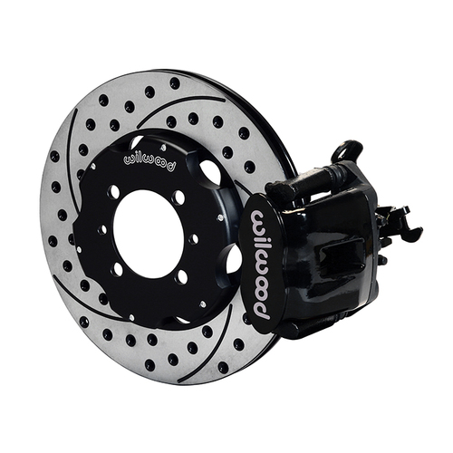 Wilwood Brake Kit, Rear, CPB Caliper, Radial, 11.00 Rotor, SRP, Black, OEM, w/Lines, Kit