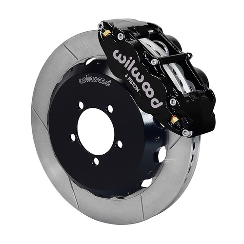 Wilwood Brake Kit, Front, FNSL6R Big Brake (Hat), Radial, 12.88 Rotor, Plain Face, Black, Scion, For Subaru, w/Lines, Kit