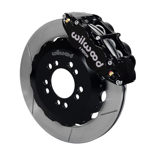 Wilwood Brake Kit, Front, FNSL6R Big Brake (Hat), Radial, 12.88 Rotor, Plain Face, Black, For Ford, w/Lines, Kit