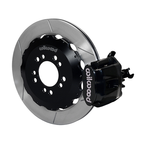 Wilwood Brake Kit, Rear, CPB Caliper, Radial, 12.88 Rotor, Plain Face, Black, OEM, w/Lines, Kit