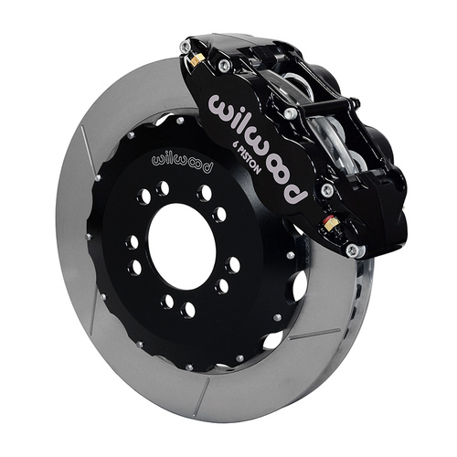 Wilwood Brake Kit, Front, FNSL6R Big Brake (Hat), Radial, 13.06 Rotor, Plain Face, Black, Hyunda, w/Lines, Kit