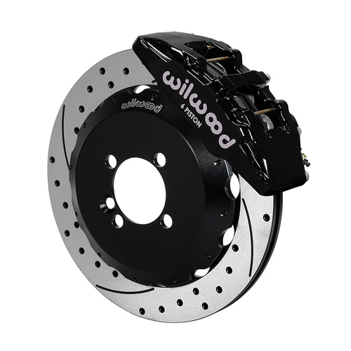 Wilwood Brake Kit, Front, DP6 Big Brake (Hat), Lug, 12.88 Rotor, SRP, Black, Mini Cooper, w/Lines, Kit