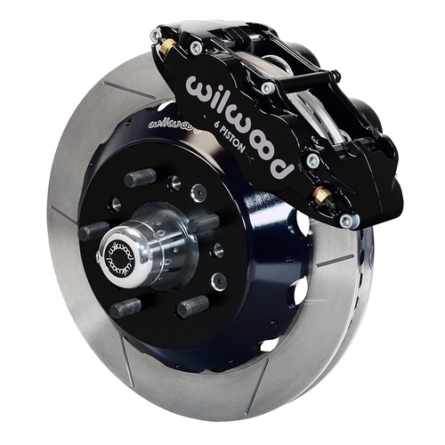 Wilwood Brake Kit, Front, FNSL6R Big Brake (Hub), Radial, 14.00 Rotor, Plain Face, Black, TCI, Kit