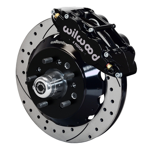 Wilwood Brake Kit, Front, FNSL6R Big Brake (Hub), Radial, 14.00 Rotor, SRP, Black, TCI, Kit