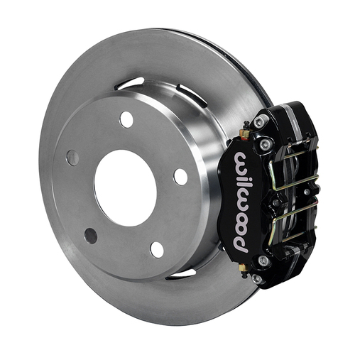 Wilwood Brake Kit, Rear, Dynapro Lug Mount Parking, Lug, 12.19 Rotor, Plain Face, Black, Big For Ford Bronco, Kit
