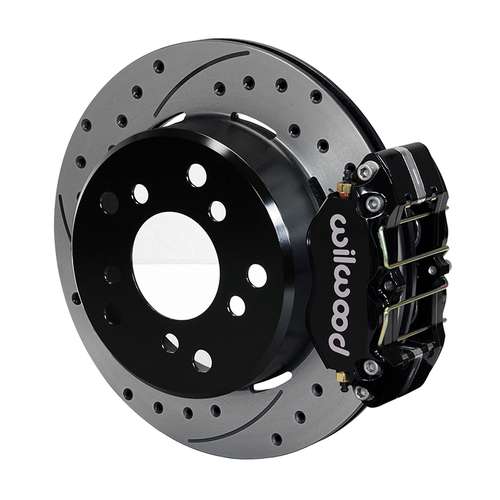 Wilwood Brake Kit, Rear, Dynapro Lug Mount Parking, Lug, 12.19 Rotor, SRP, Black, Big For Ford Bronco, Kit