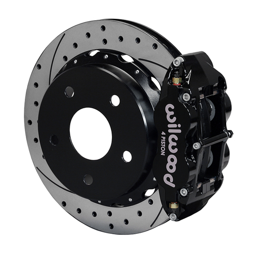 Wilwood Brake Kit, Rear, FNSL4R Big Brake Parking, Radial, 14.00 Rotor, SRP, Black, Small For Ford Bronco, Kit