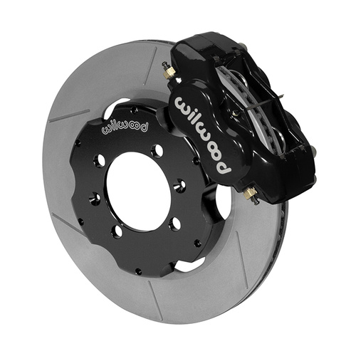 Wilwood Brake Kit, Front, FDLI Big Brake (Hat), Lug, 11.00 Rotor, Plain Face, Black, For Mazda, Kit