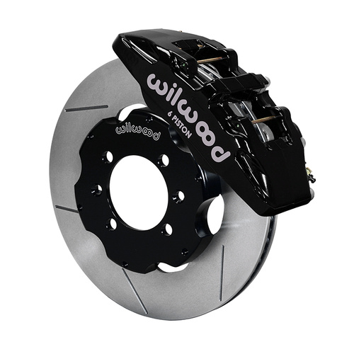 Wilwood Brake Kit, Front, DP6 Big Brake (Hat), Lug, 11.00 Rotor, Plain Face, Black, For Mazda, Kit