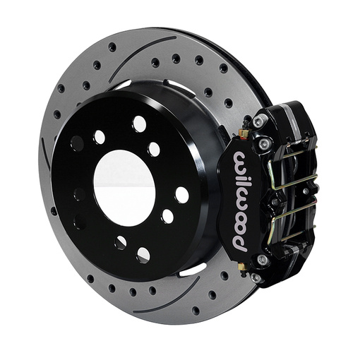 Wilwood Brake Kit, Rear, Dynapro Lug Mount Parking, Lug, 12.19 Rotor, SRP, Black, Big For Ford New Style Bronco, Kit