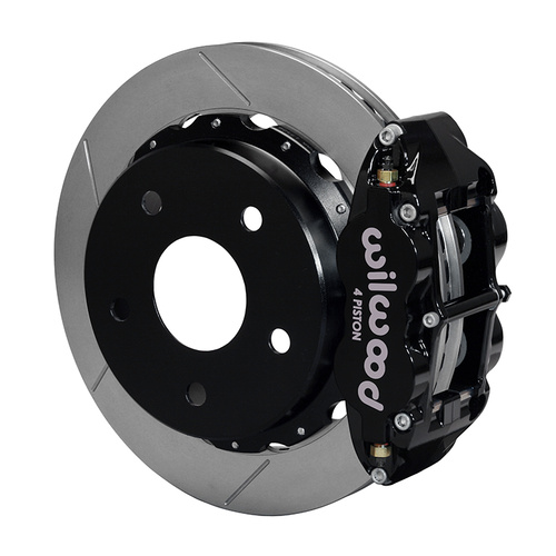 Wilwood Brake Kit, Rear, FNSL4R Big Brake Parking, Radial, 12.88 Rotor, Plain Face, Black, Big For Ford New Style Bronco, Kit