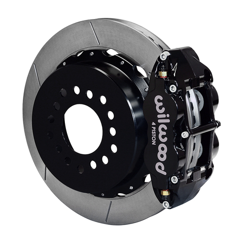 Wilwood Brake Kit, Rear, FNSL4R Big Brake Parking, Radial, 12.88 Rotor, Plain Face, Black, 12 Bolt, Kit