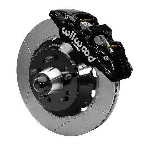 Wilwood Brake Kit, Front, AERO6 Big Brake, Radial, 14.00 Rotor, Plain Face, Black, For Chevrolet, CPP, For GMC, Kit