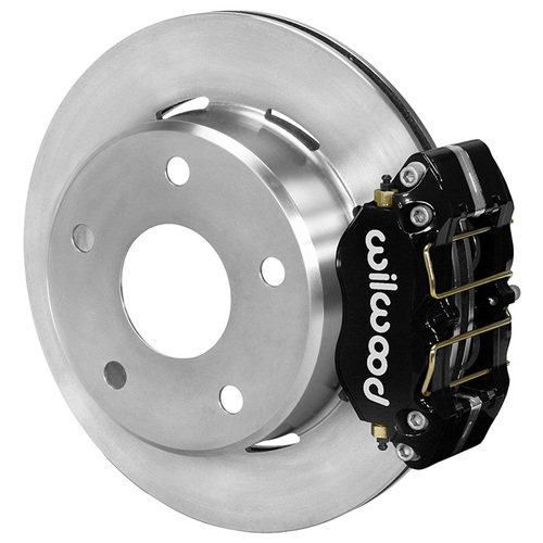 Wilwood Brake Kit, Rear, Dynapro Lug Mount Parking, Lug, 12.19 Rotor, Plain Face, Black, Big For Ford Bronco, Kit
