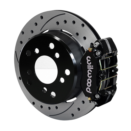Wilwood Brake Kit, Rear, Dynapro Lug Mount Parking, Lug, 12.19 Rotor, SRP, Black, Big For Ford Bronco, Kit