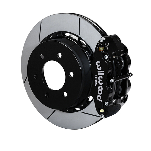 Wilwood Brake Kit, Rear, FNSL6R Big Brake For OE Parking Brake, Radial, 14.25 Rotor, Plain Face, Black, OEM, Kit