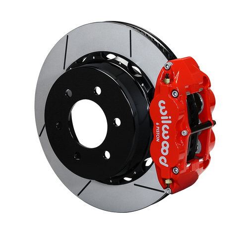 Wilwood Brake Kit, Rear, FNSL6R Big Brake For OE Parking Brake, Radial, 14.25 Rotor, Plain Face, Red, OEM, Kit