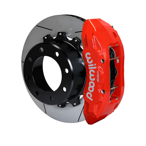 Wilwood Brake Kit, Rear, Tx6R Big Brake Truck, Radial, 15.50 Rotor, Plain Face, Red, OEM, Kit