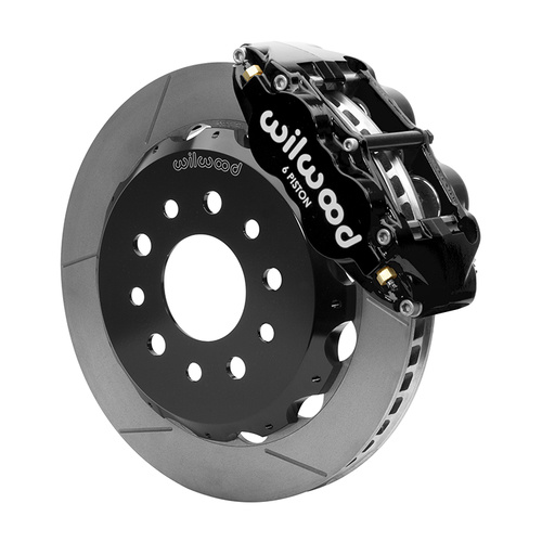 Wilwood Brake Kit, Front, FNSL6R Big Brake (Hat), Radial, 12.88 Rotor, Plain Face, Black, For Jeep, Kit