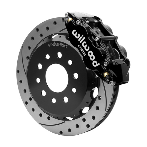 Wilwood Brake Kit, Front, FNSL6R Big Brake (Hat), Radial, 12.88 Rotor, SRP, Black, For Jeep, Kit