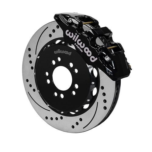 Wilwood Brake Kit, Front, AERO6 Big Brake, Radial, 15.00 Rotor, SRP, Black, For Chevrolet, w/Lines, Kit