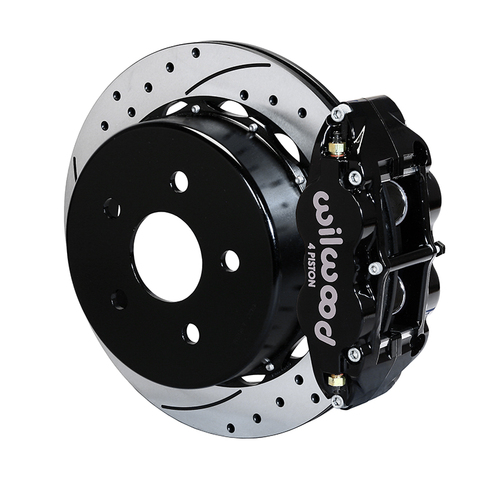 Wilwood Brake Kit, Rear, FNSL4R Big Brake For OE Parking Brake, Radial, 12.88 Rotor, SRP, Black, OEM, w/Lines, Kit