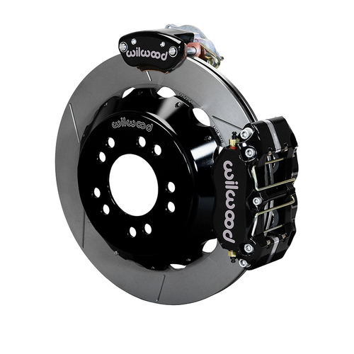 Wilwood Brake Kit, Rear, NDPR-MC4 Parking, Radial, 12.88 Rotor, Plain Face, Black, OEM, w/Lines, Kit