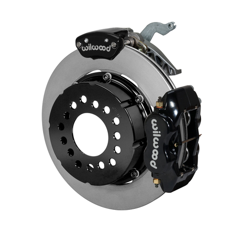 Wilwood Brake Kit, Rear, FDLI-MC4 Parking, Lug, 12.19 Rotor, Plain Face, Black, Kit