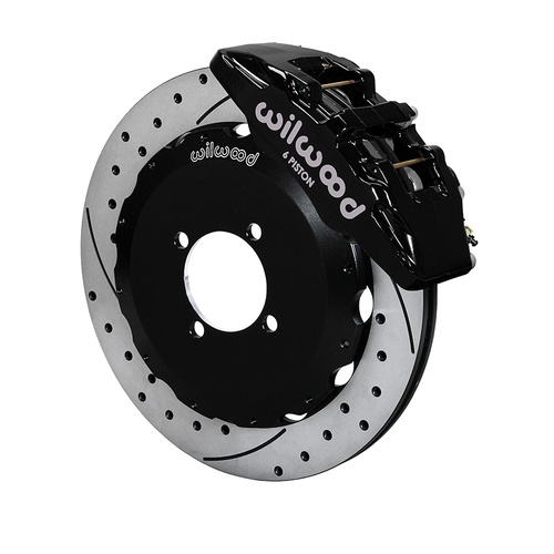 Wilwood Brake Kit, Front, DP6 Big Brake (Hat), Lug, 12.88 Rotor, SRP, Black, Fiat, For Mazda, w/Lines, Kit