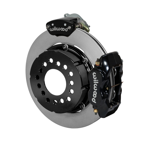 Wilwood Brake Kit, Rear, FDLI-MC4 Parking, Lug, 12.19 Rotor, Plain Face, Black, Kit