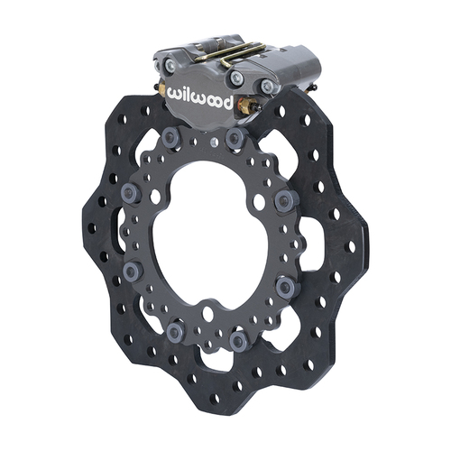 Wilwood Brake Kit, Front, DPS Dirt Modified, Lug, 11.75 Rotor, Plain Face, Ano, N.E. Dirt Modified, Kit